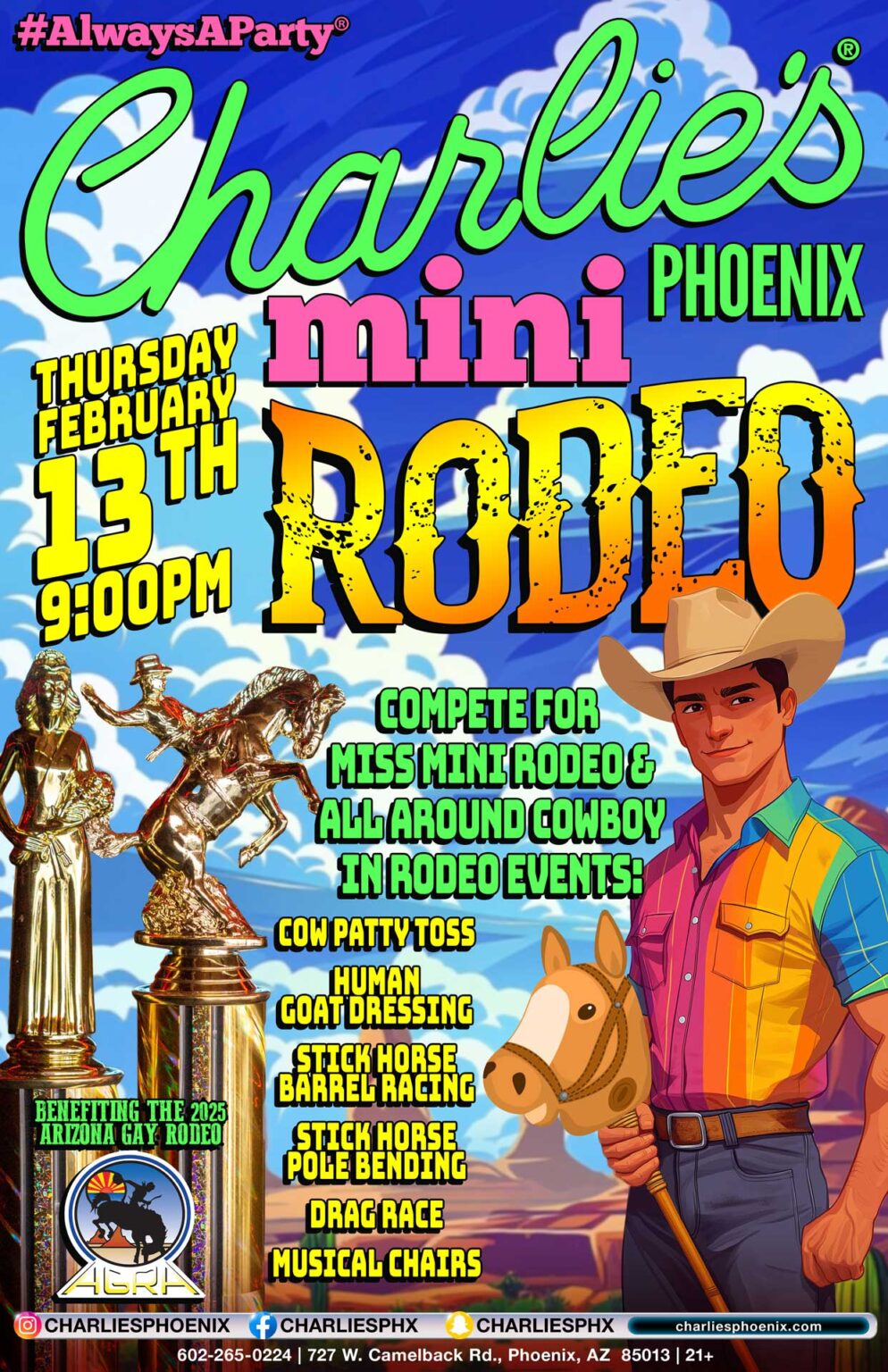 CharliesPHX MiniRodeo 2025 WEB Arizona Gay Rodeo Association