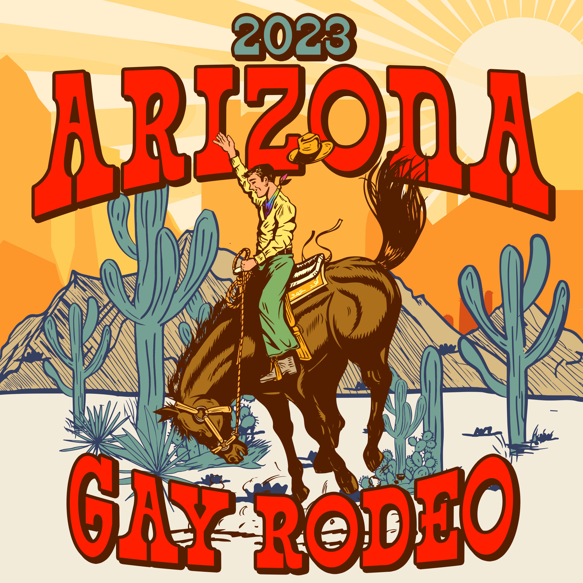 Agra Generic Square Arizona Gay Rodeo Association